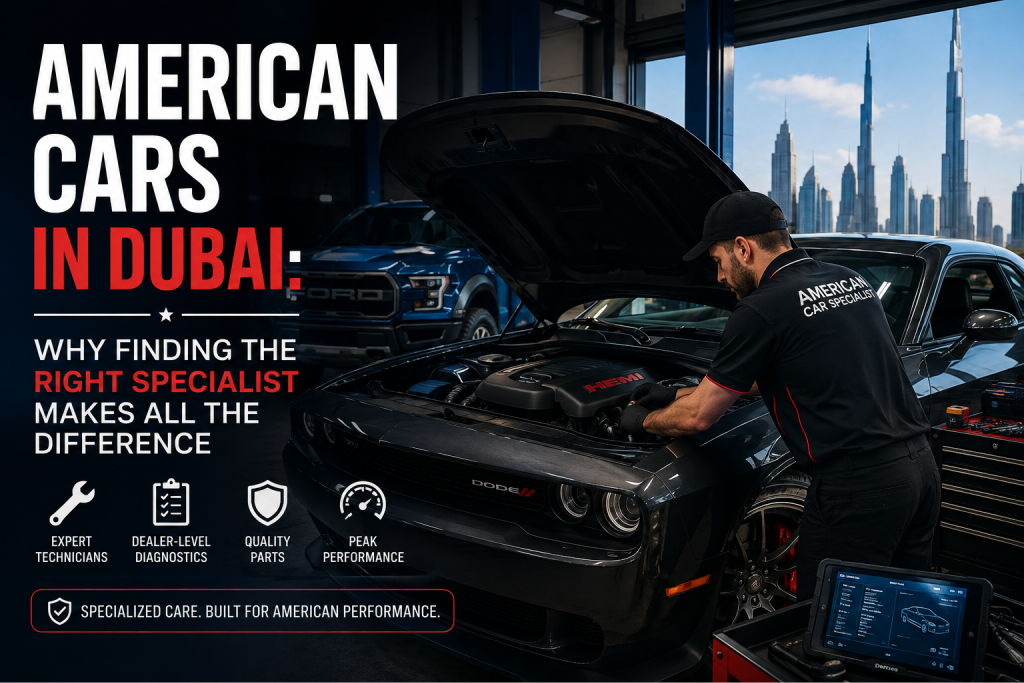 American cars in Dubai: why finding the right specialist makes all the difference
